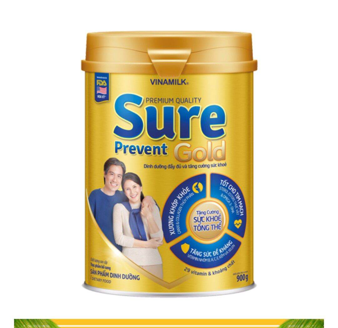 Sữa Bột Vinamilk Sure Prevent Gold 900g - [Date 2024]