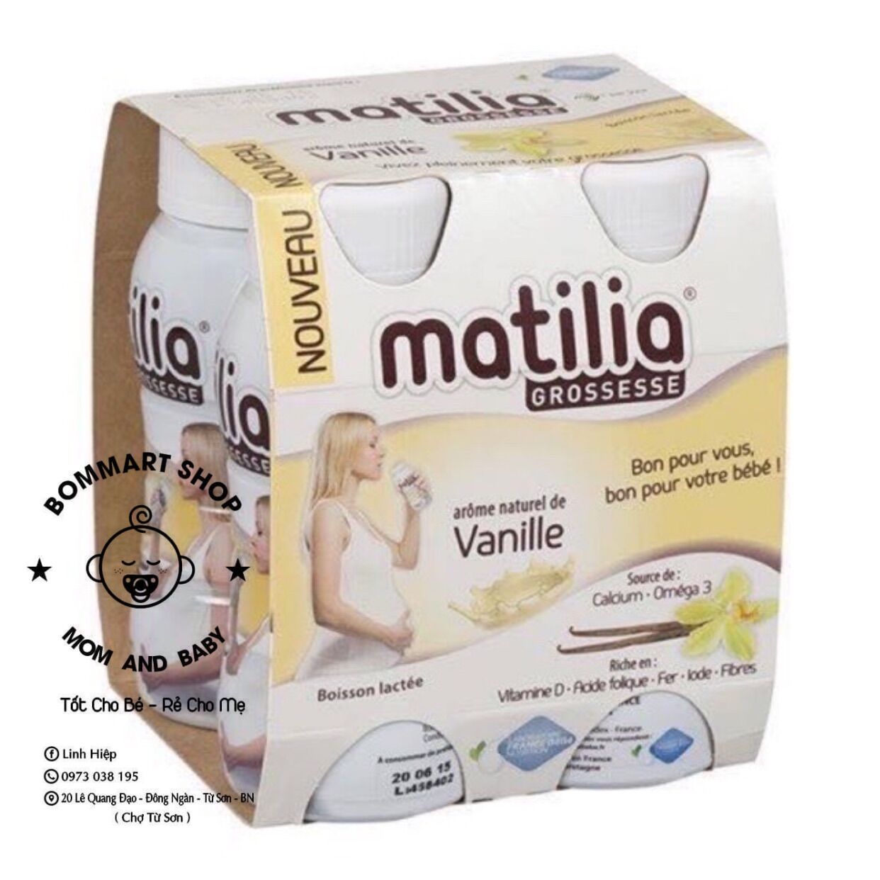 Sữa bầu matilia vị vani