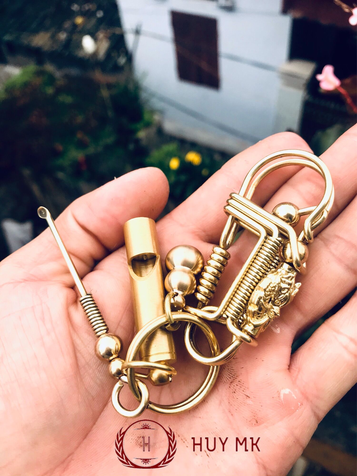 Combo móc khoá rồng vàng