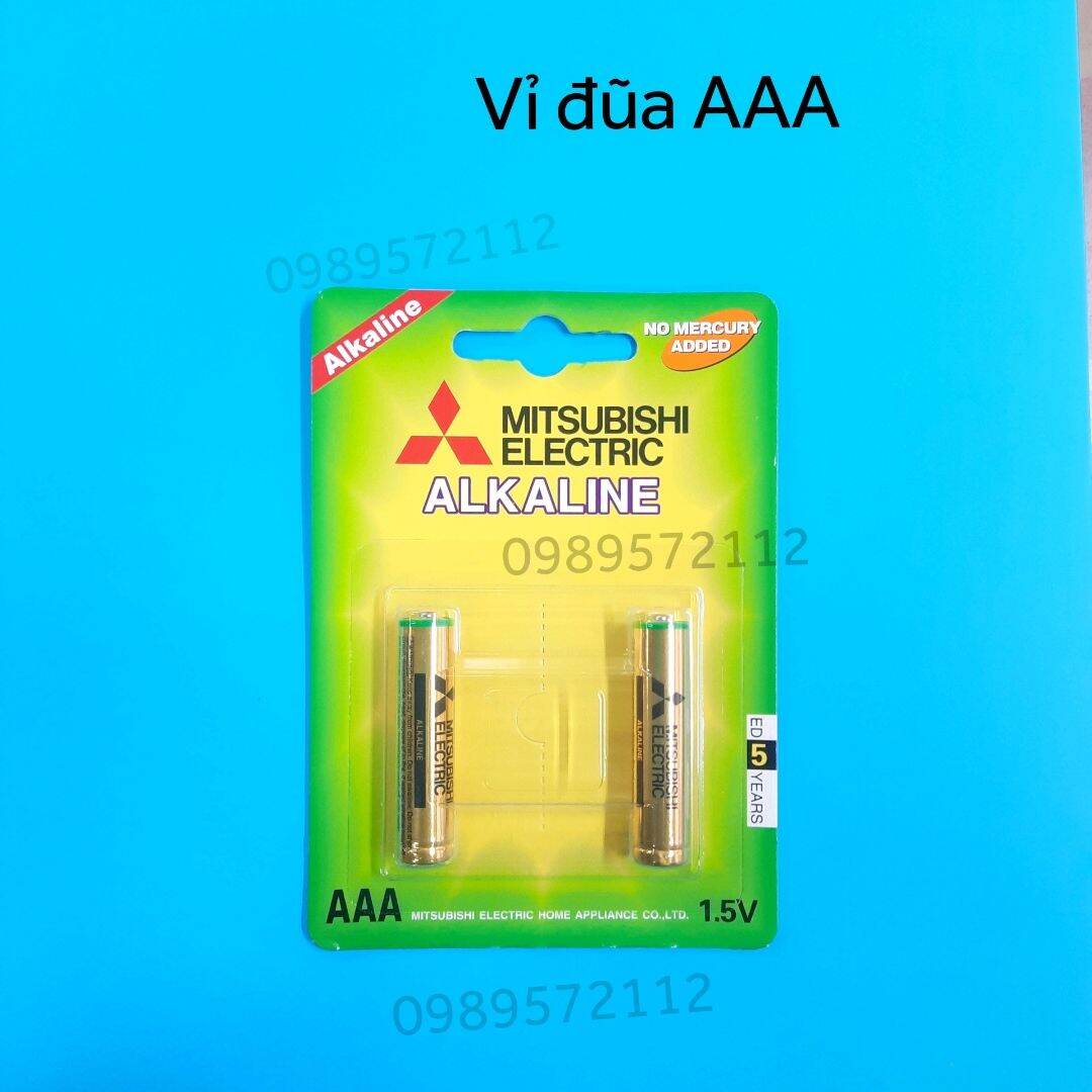 pin điều khiển mitshubishi AA-AAA alkaline.