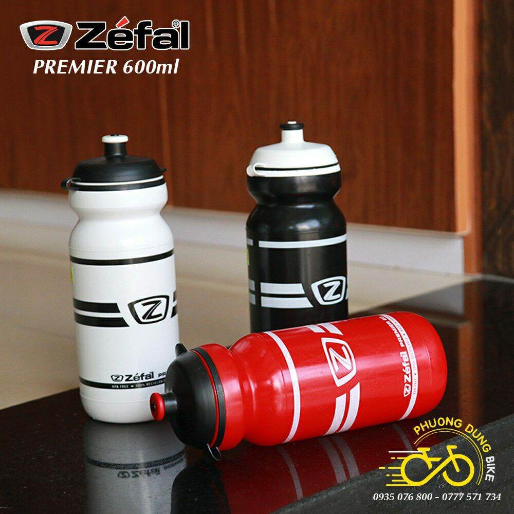 Bình Nước Xe Đạp ZEFAL PREMIER 600ml – Nhựa Không BPA, Dẻo, Nhẹ, Gắn Khung Xe