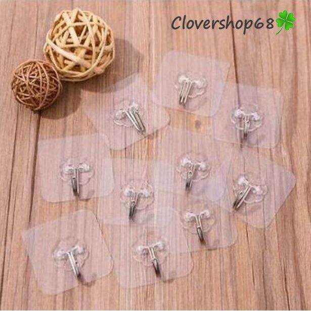 Combo 10 móc dán tường chịu lực treo đồ