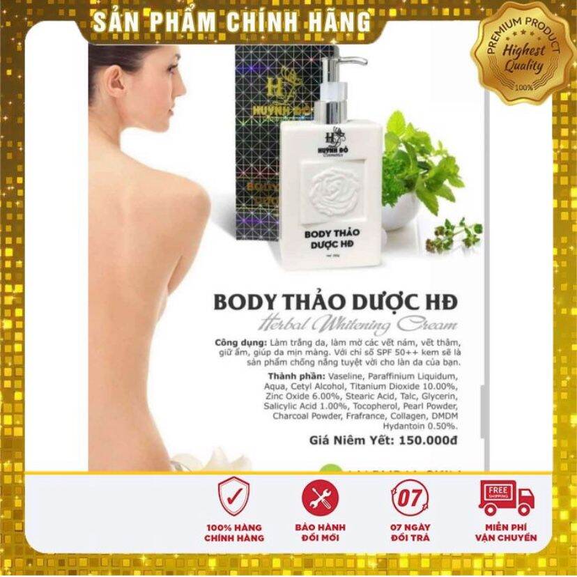 Body Thảo Dược Huỳnh Đỗ( An Toàn Cho Cả Mẹ Bầu)