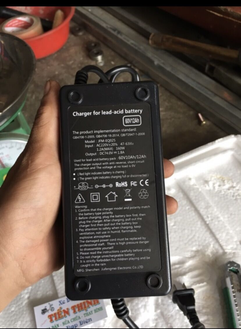 Sạc 5 bình 12ah