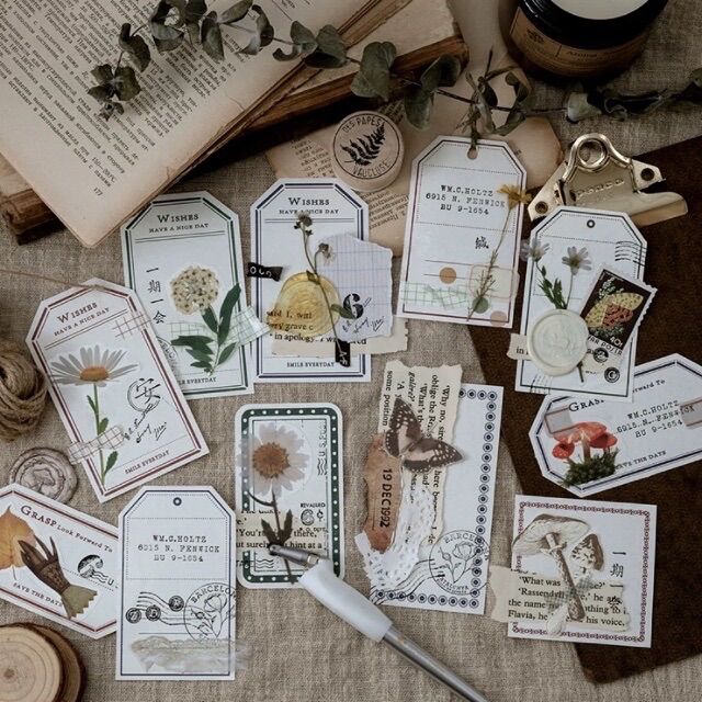 Tập 30 Labels Trang Trí Kiểu Cổ Điển