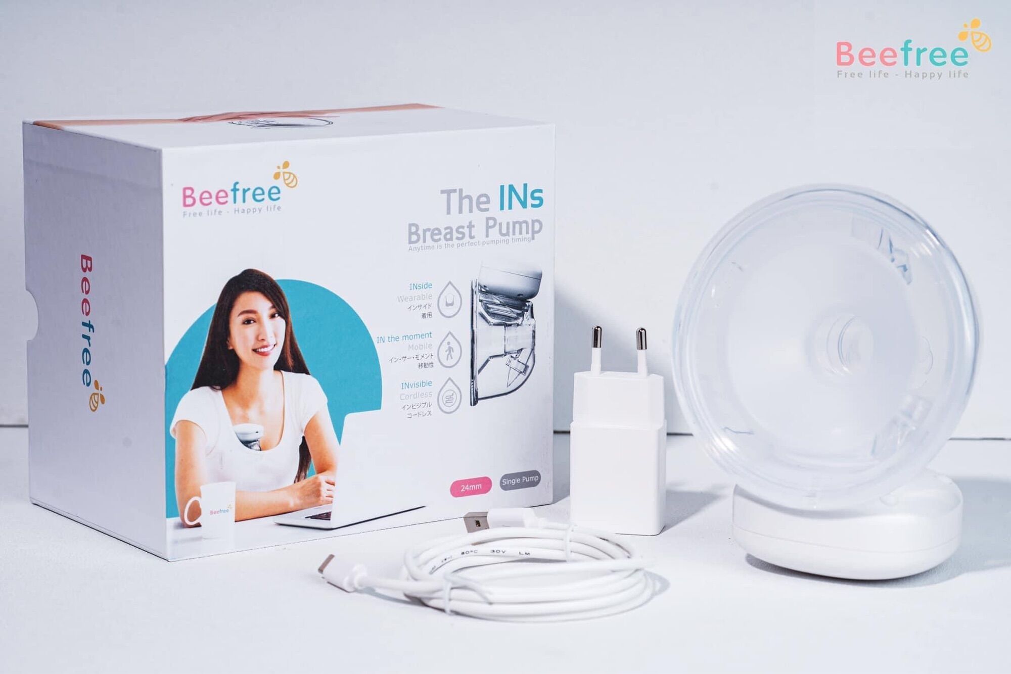 Máy hút sữa không dây Beefree Nhật Bản