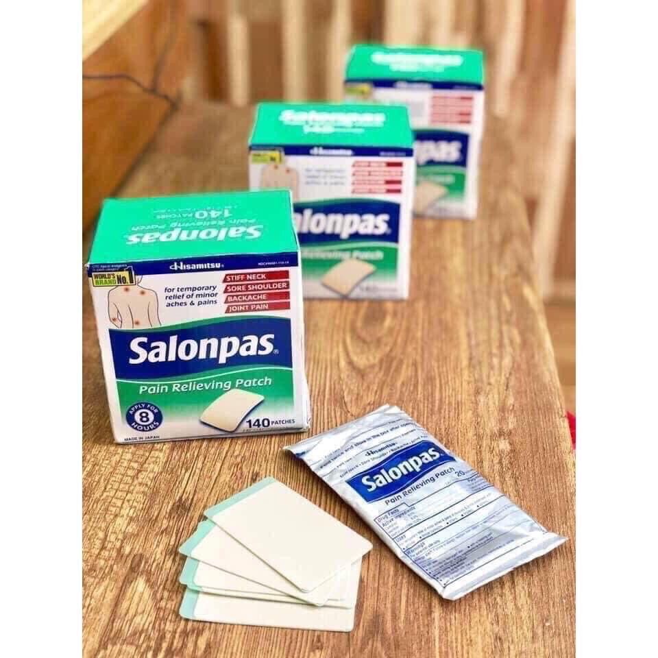 MIẾNG DÁN SALONPAS CỦA MỸ 140 MIẾNG