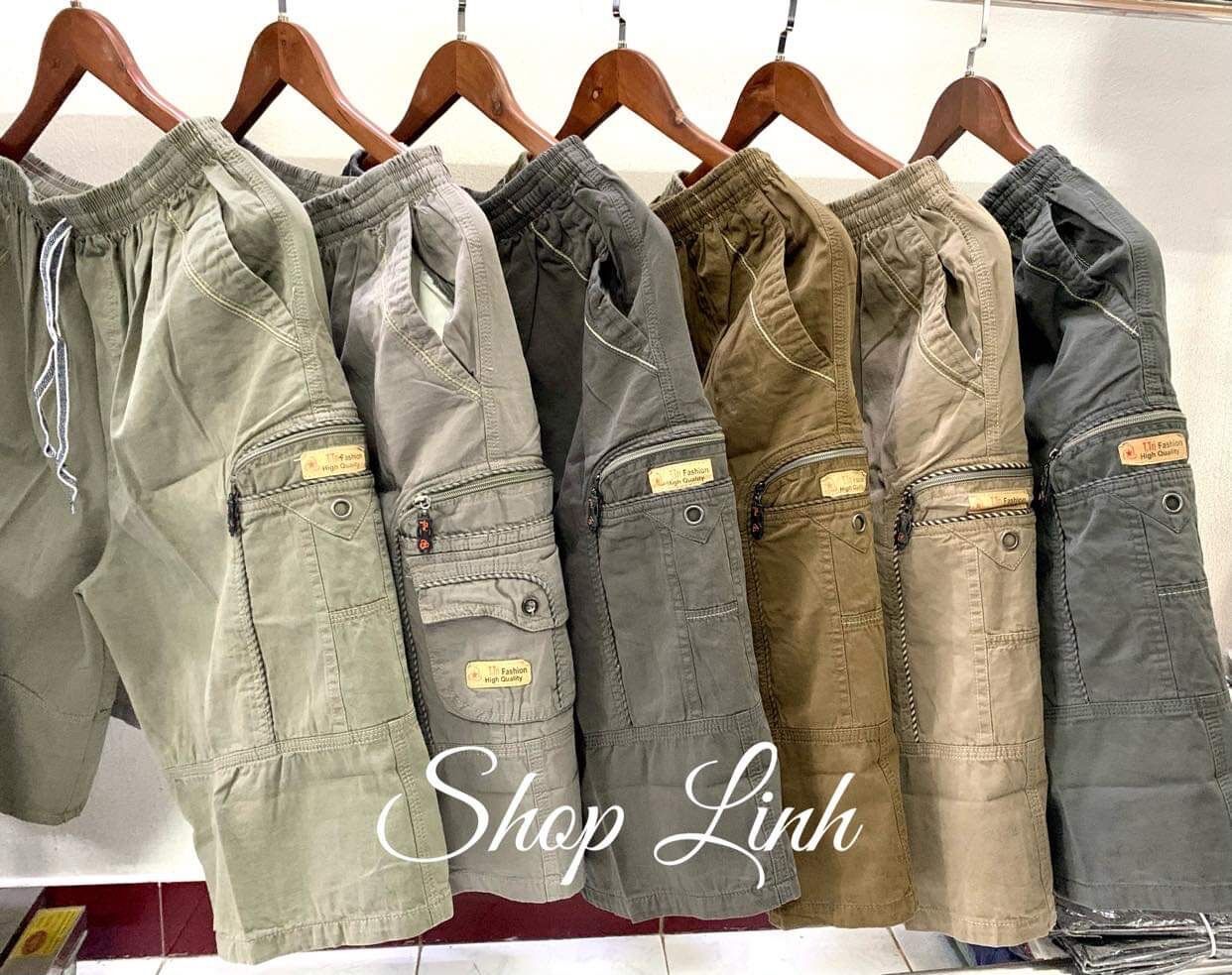 [HCM]Quần lửng lưng thun túi hộp nam