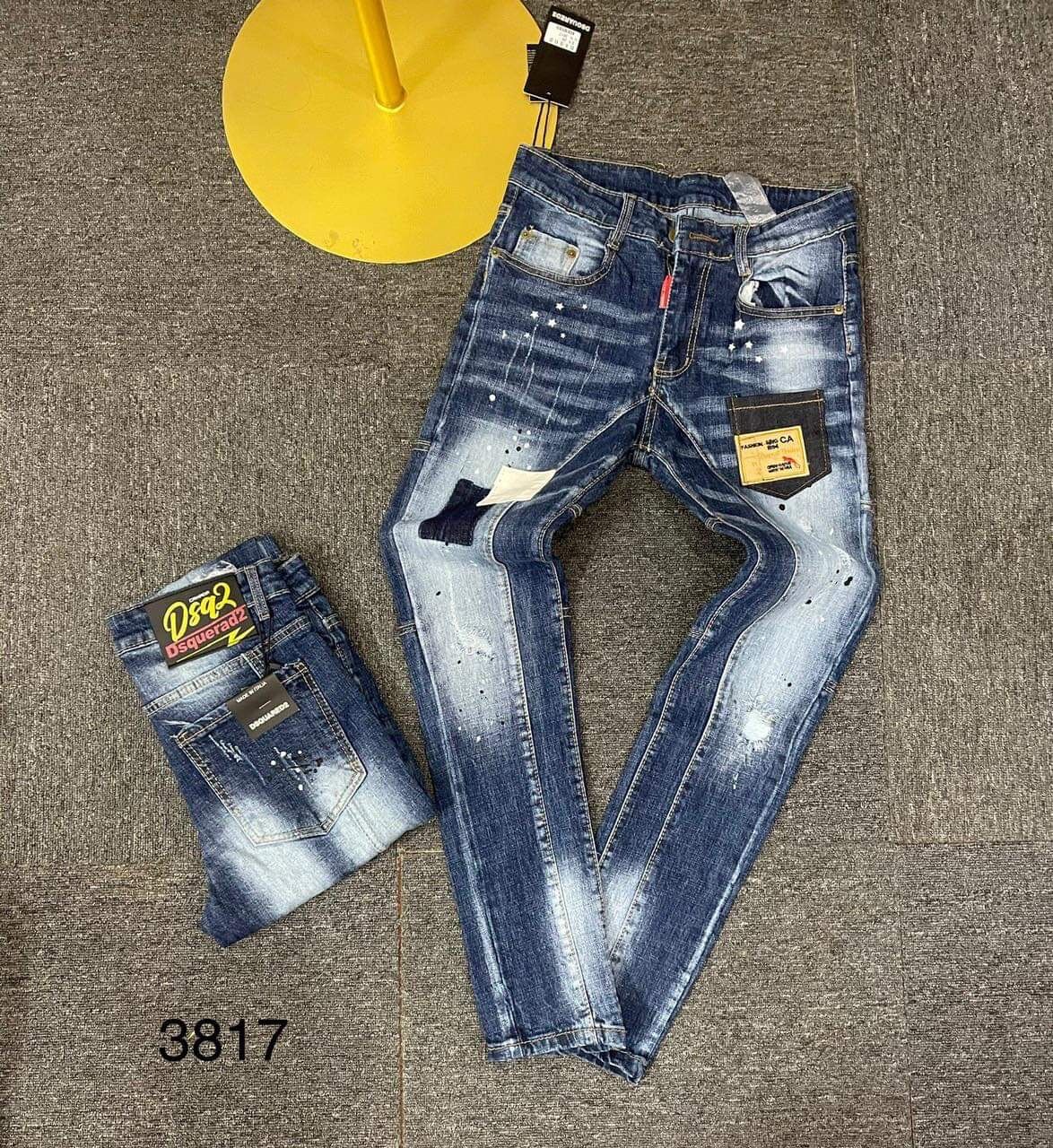 ⚡️⚡️𝐅𝐑𝐄𝐄𝐒𝐇𝐈𝐏⚡️⚡️quần bò nam ô vá-trẻ trung-cá tính✅