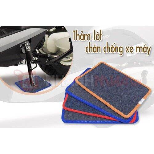 Thảm lót chân chống xe máy