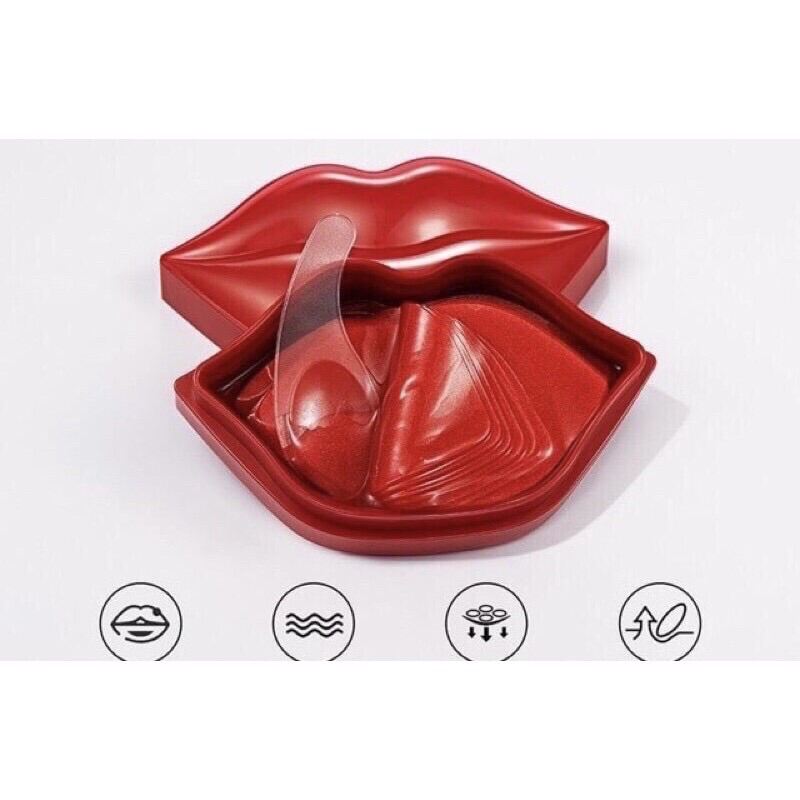 20 Miếng Mặt Nạ Môi Hiiseen Lip Mask Giúp Mềm Môi Hồng Môi