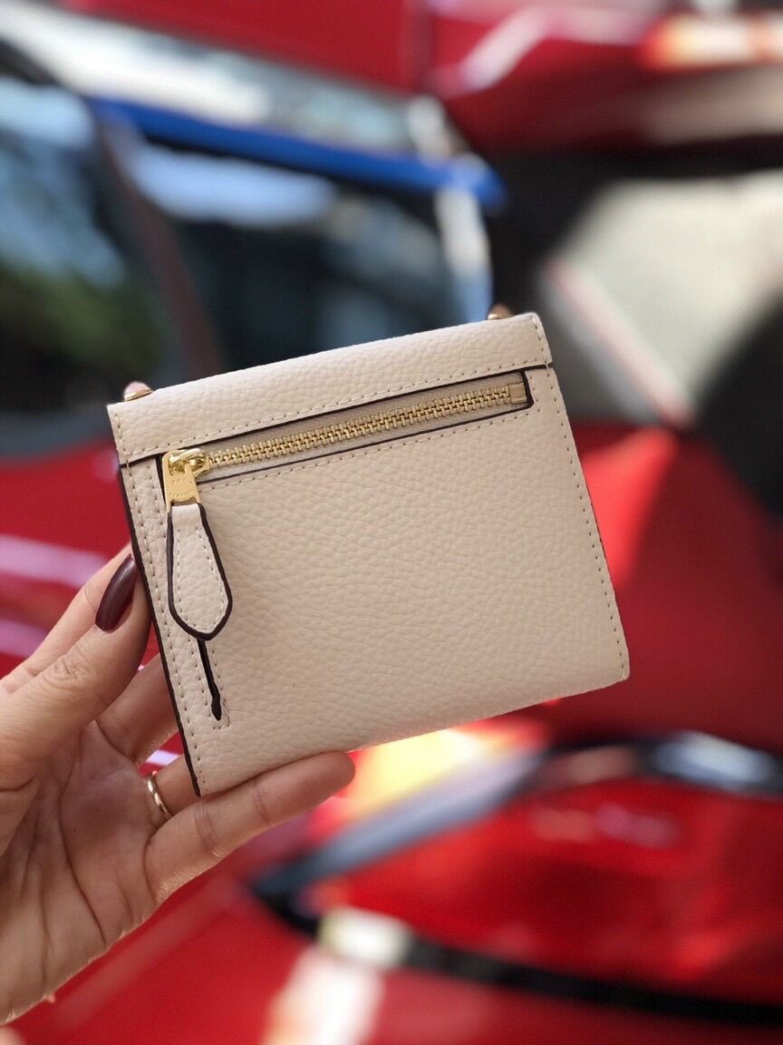 [HCM]Ví Coach mini đính kim loại sang chảnh