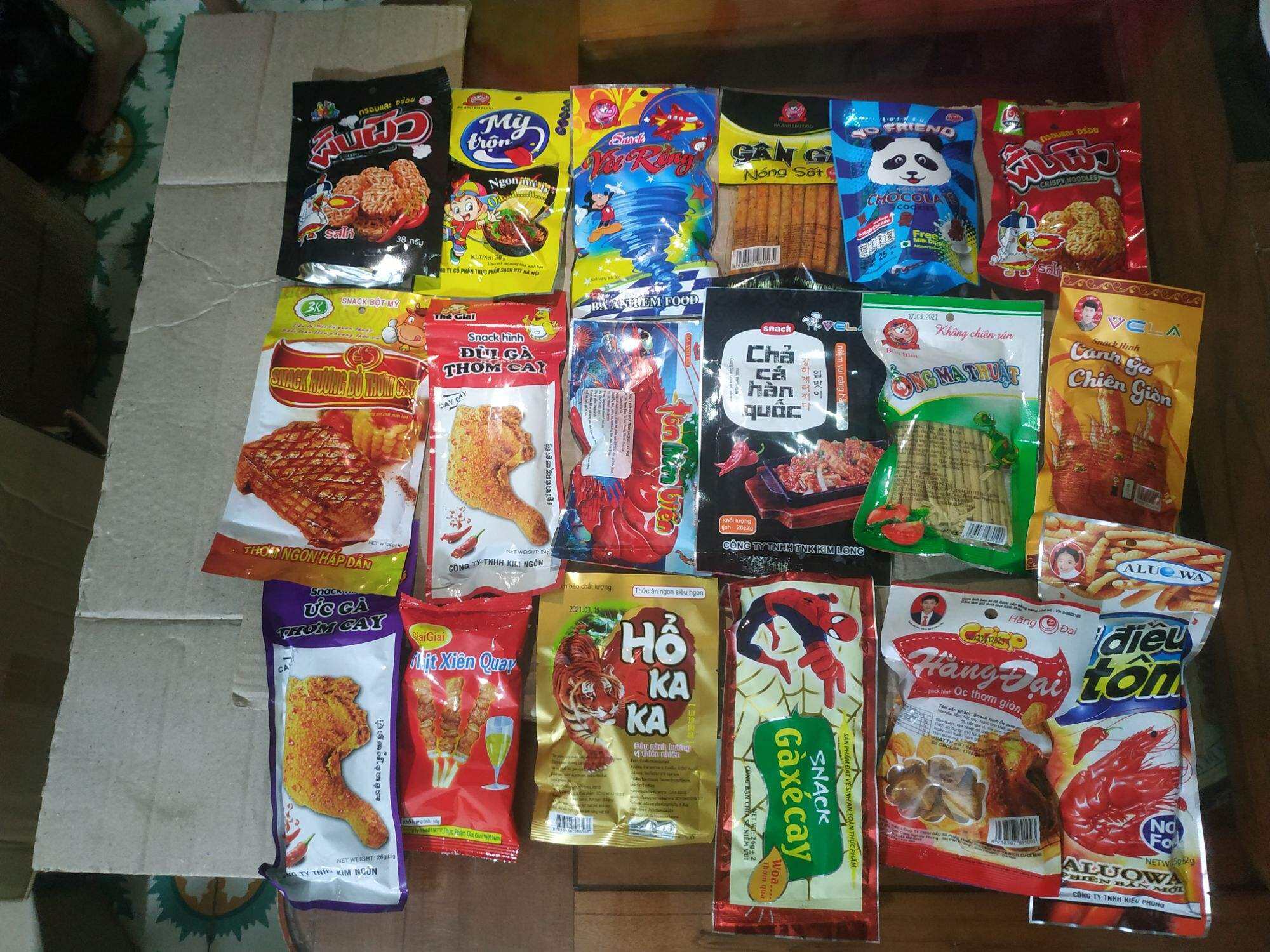 Sỉ 20 gói ăn vặt các vị