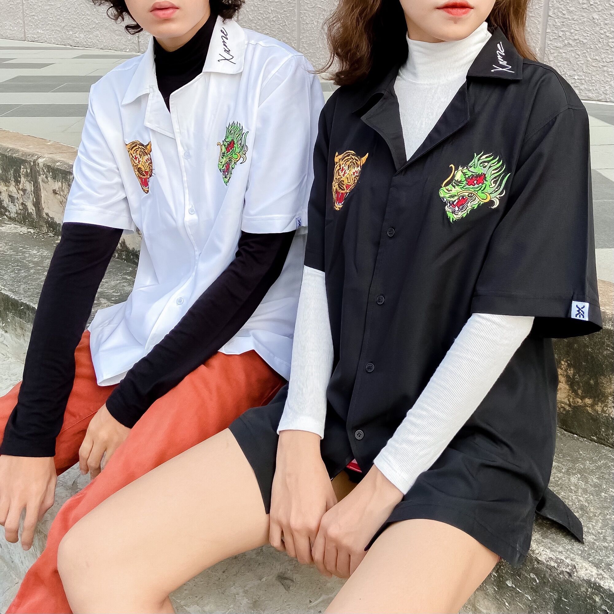 Sơ mi thêu cao cấp Dynasty Full Color - XXME