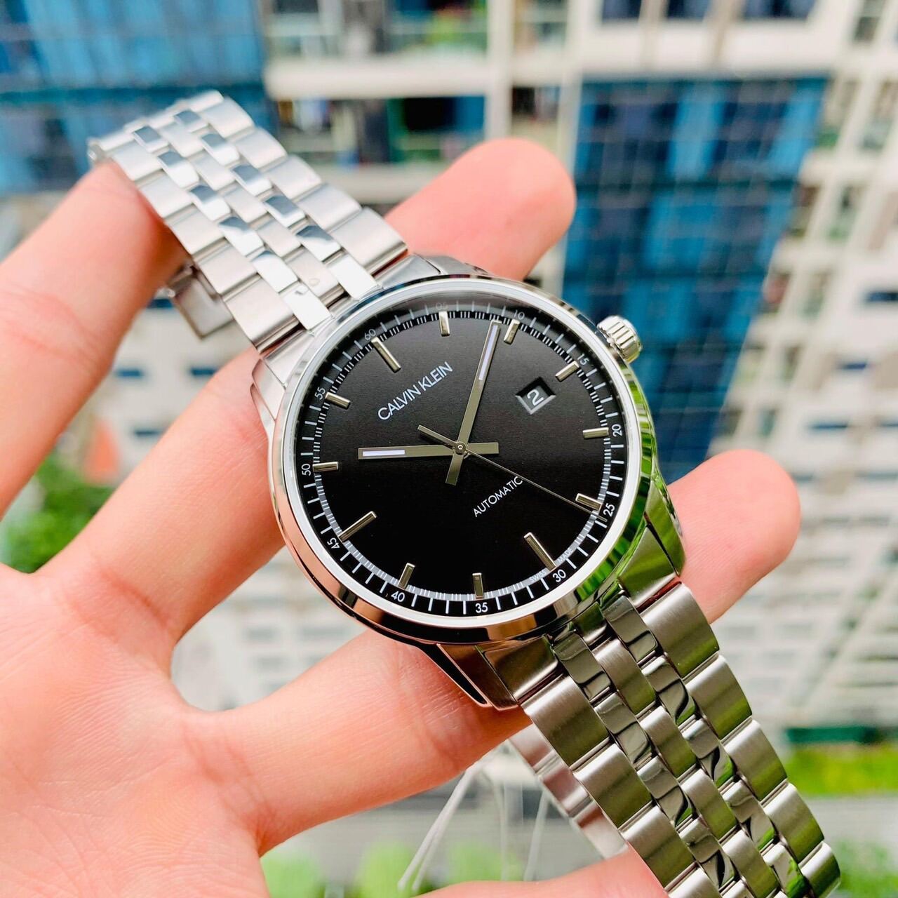 HCMĐồng hồ nam CK Infinite Automatic Black
