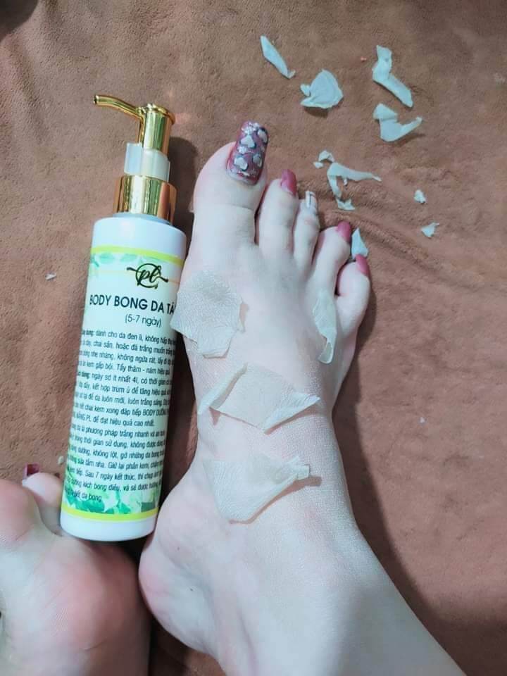 BODY bong da  giành cho da đen  lì kem  khó trắng  khó hấp thụ kem….
