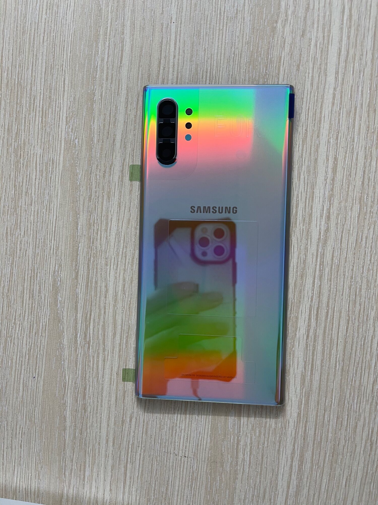 Nắp Lưng thay thế Samsung Galaxy Note 10/ Note 10 plus chính hãng kèm kính cam