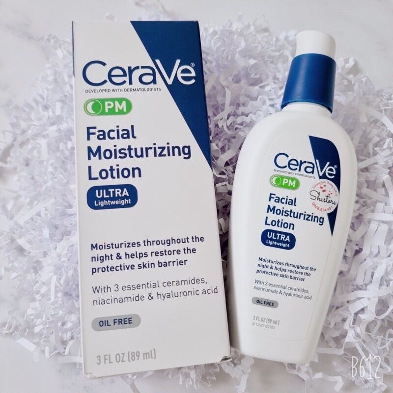 [HCM]Kem dưỡng CeraVe Facial Moisturizing Lotion PM 89ml