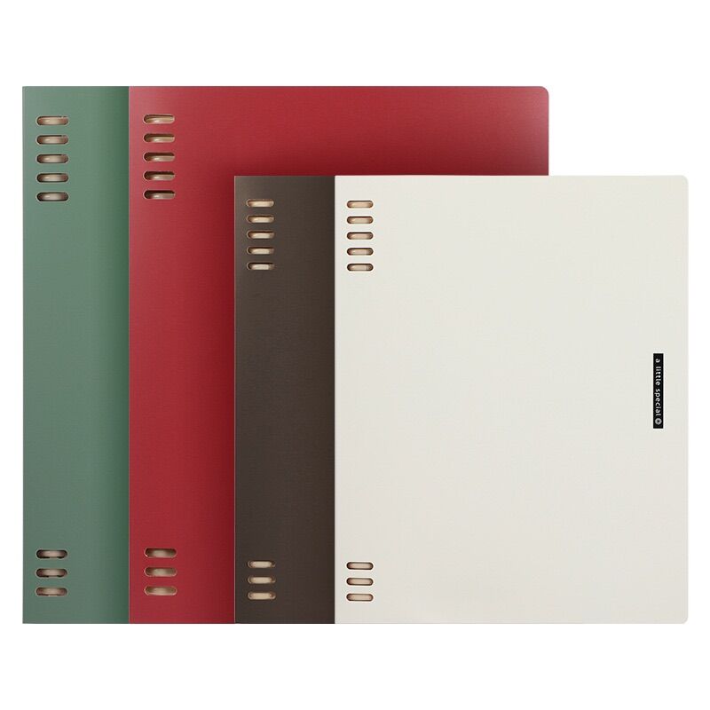 Sổ còng nhựa B5 Campus Kokuyo “a little special collection“ gồm 8 lỗ còng, 80 trang giấy và 5 trang ngăn màu J80