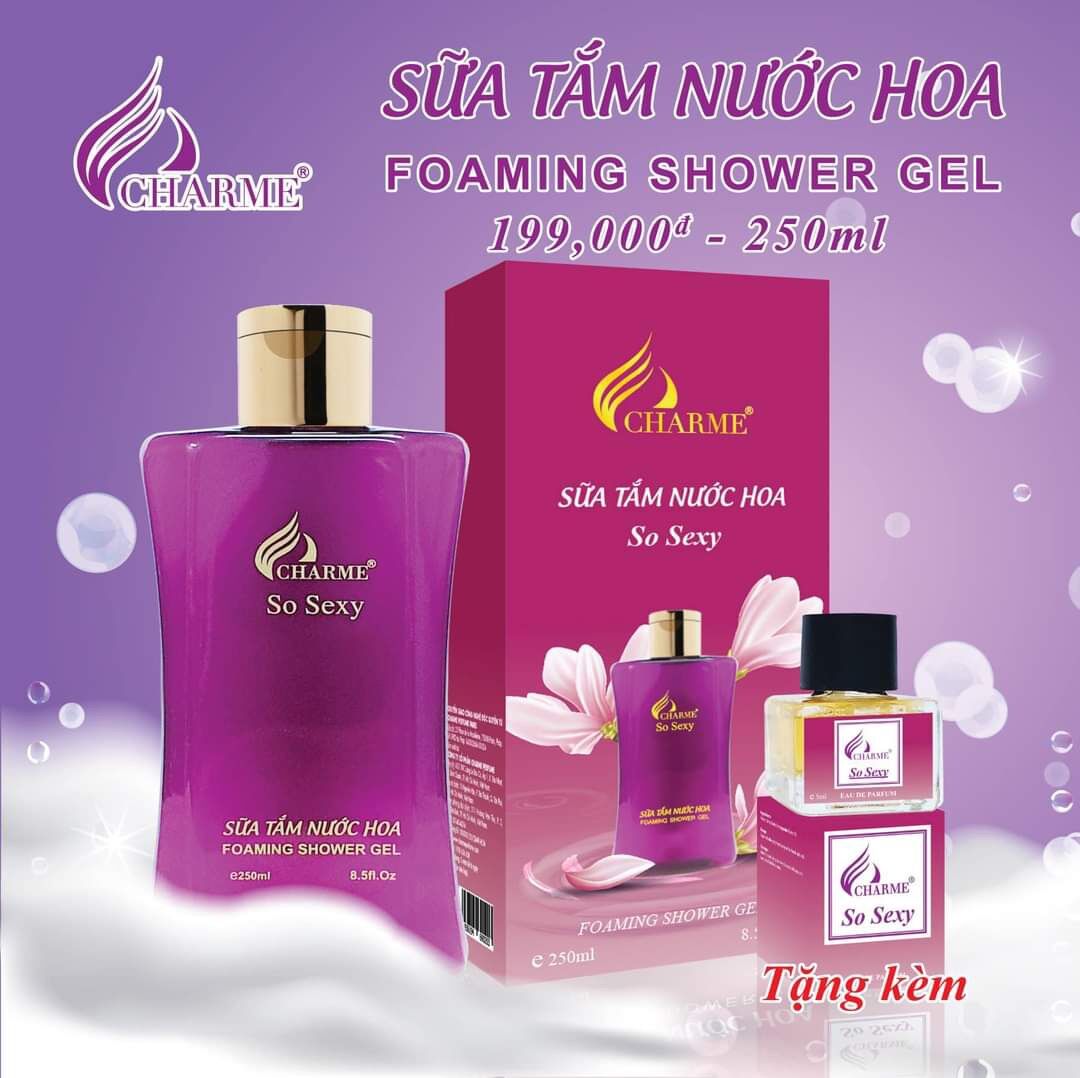 [HCM]Sữa tắm sosexy 250ml + nước hoa