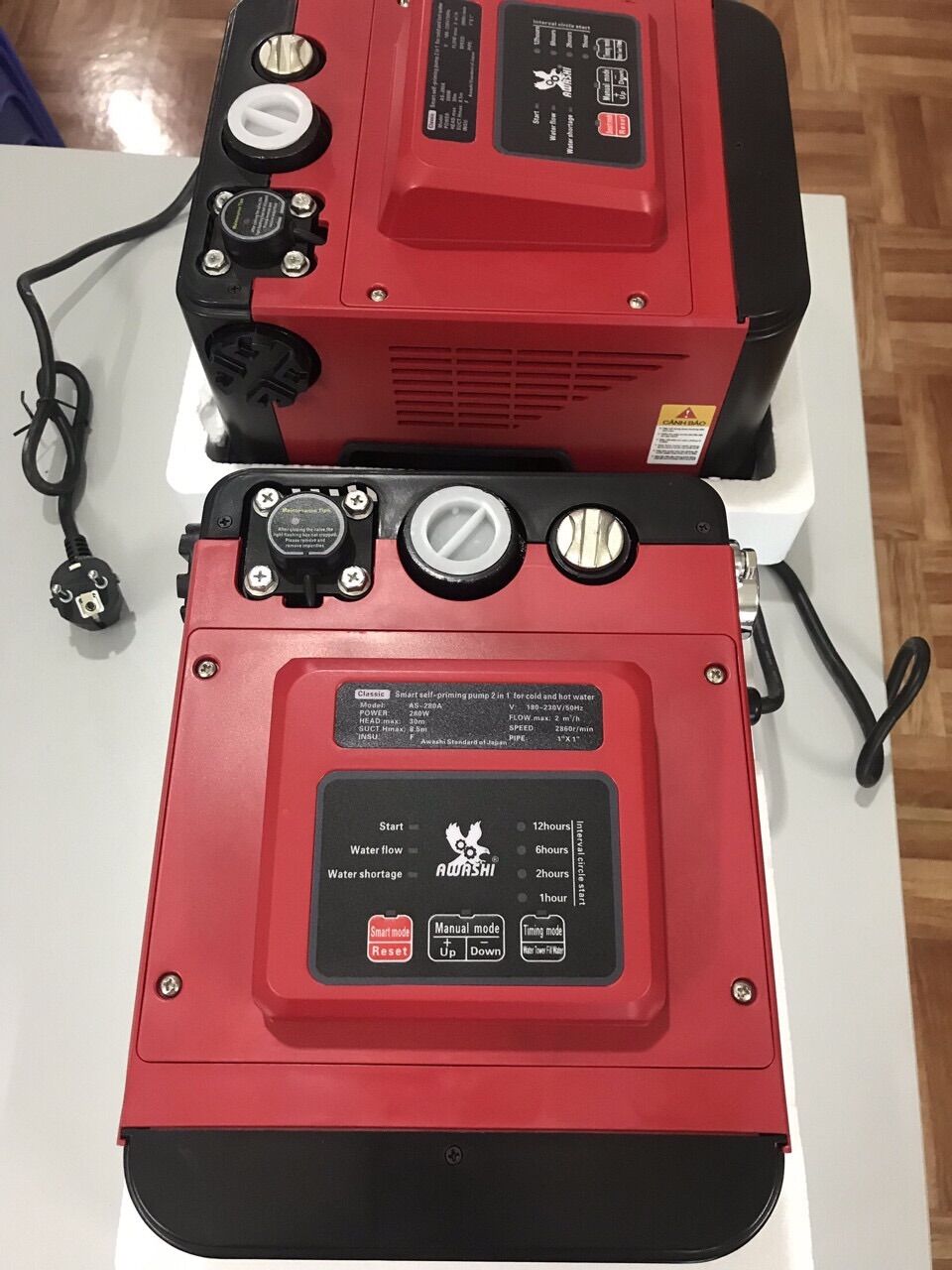 Máy bơm nước thông minh 2 in 1 AWASHI AS-200A