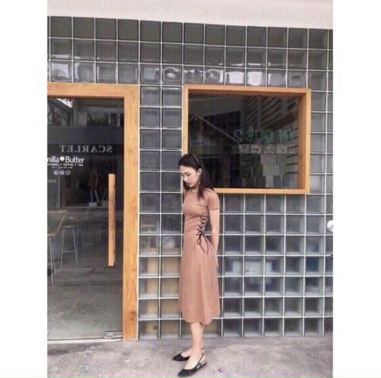 [HCM]ĐẦM MAXI ĐAN EO