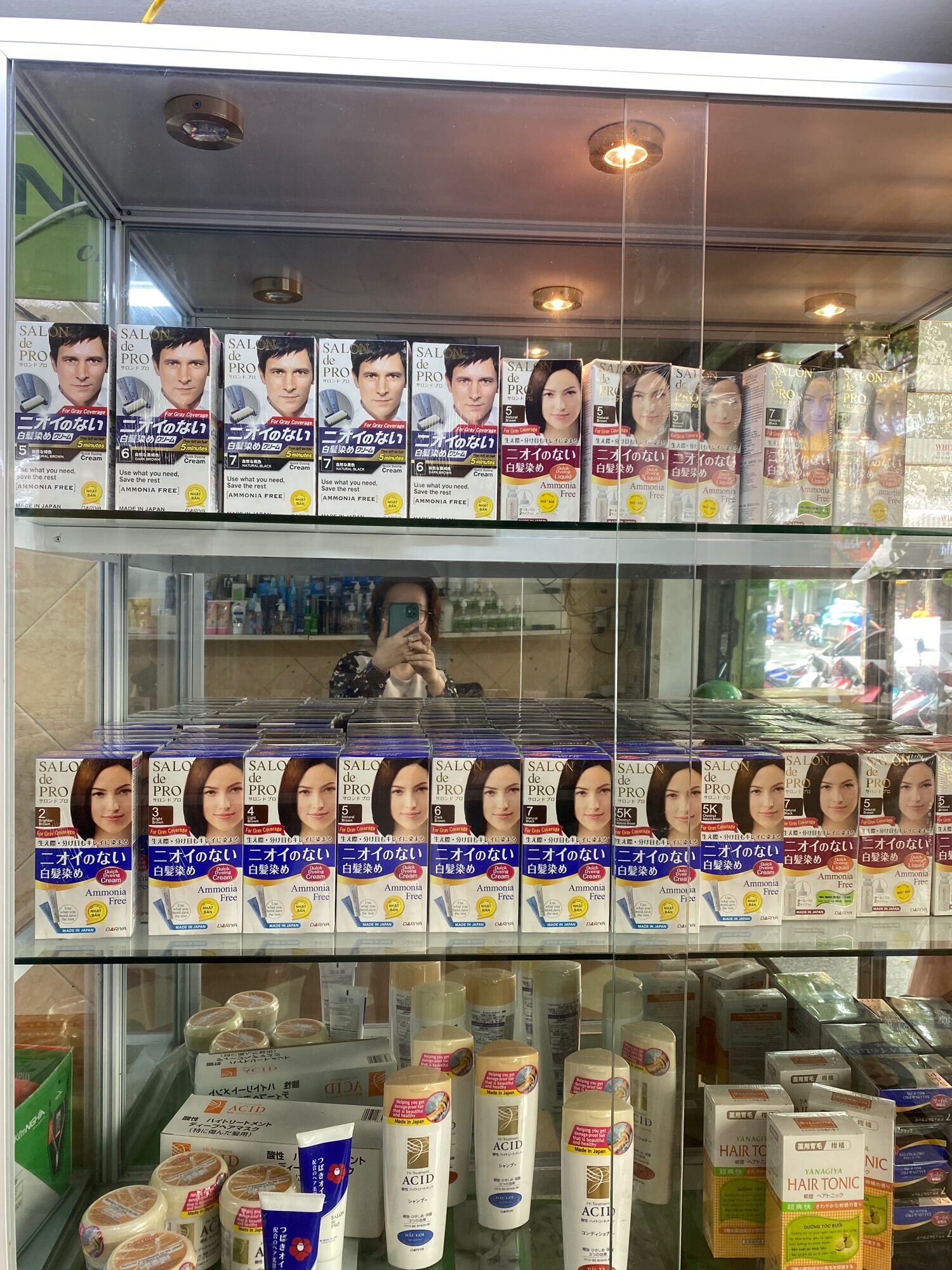 Thuốc nhuộm tóc phủ bạc Salon de pro Nhật Bản