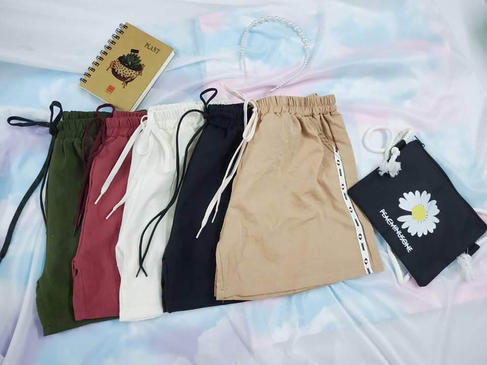 [HCM]Quần short nữ vải đũi