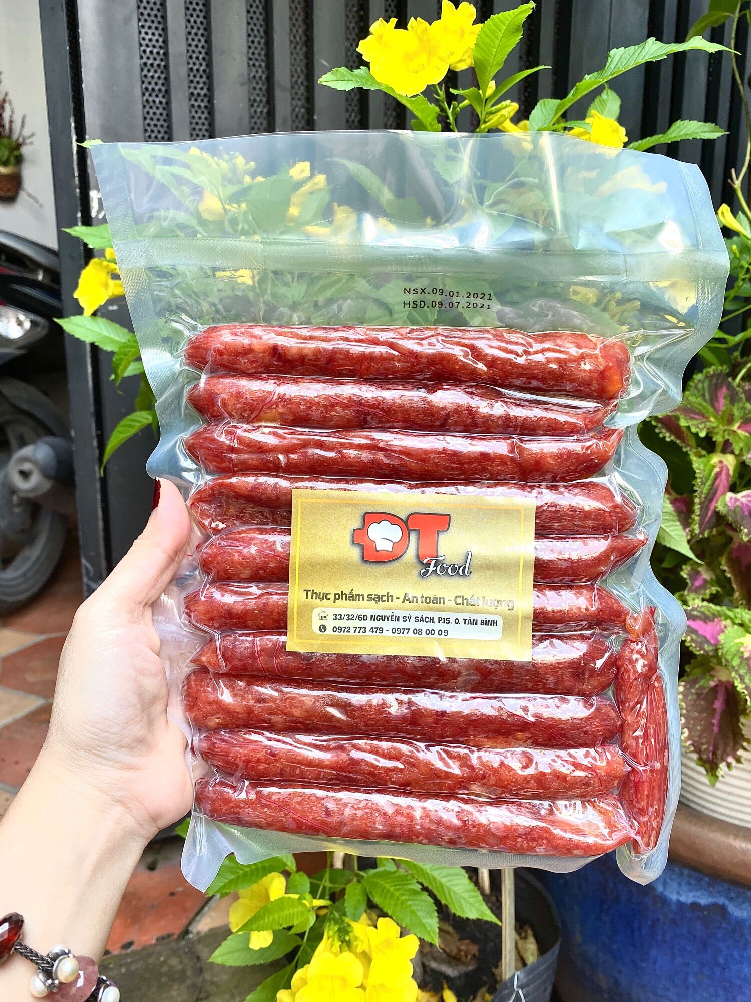Lạp Xưởng Tôm Trứng Muối 500g