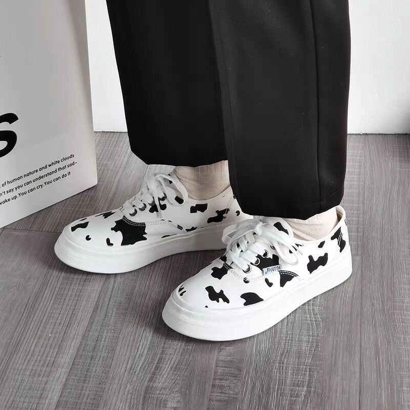 Giày sneaker nữ VAn bò sữa hotrend, giày nữ thấp cổ hot