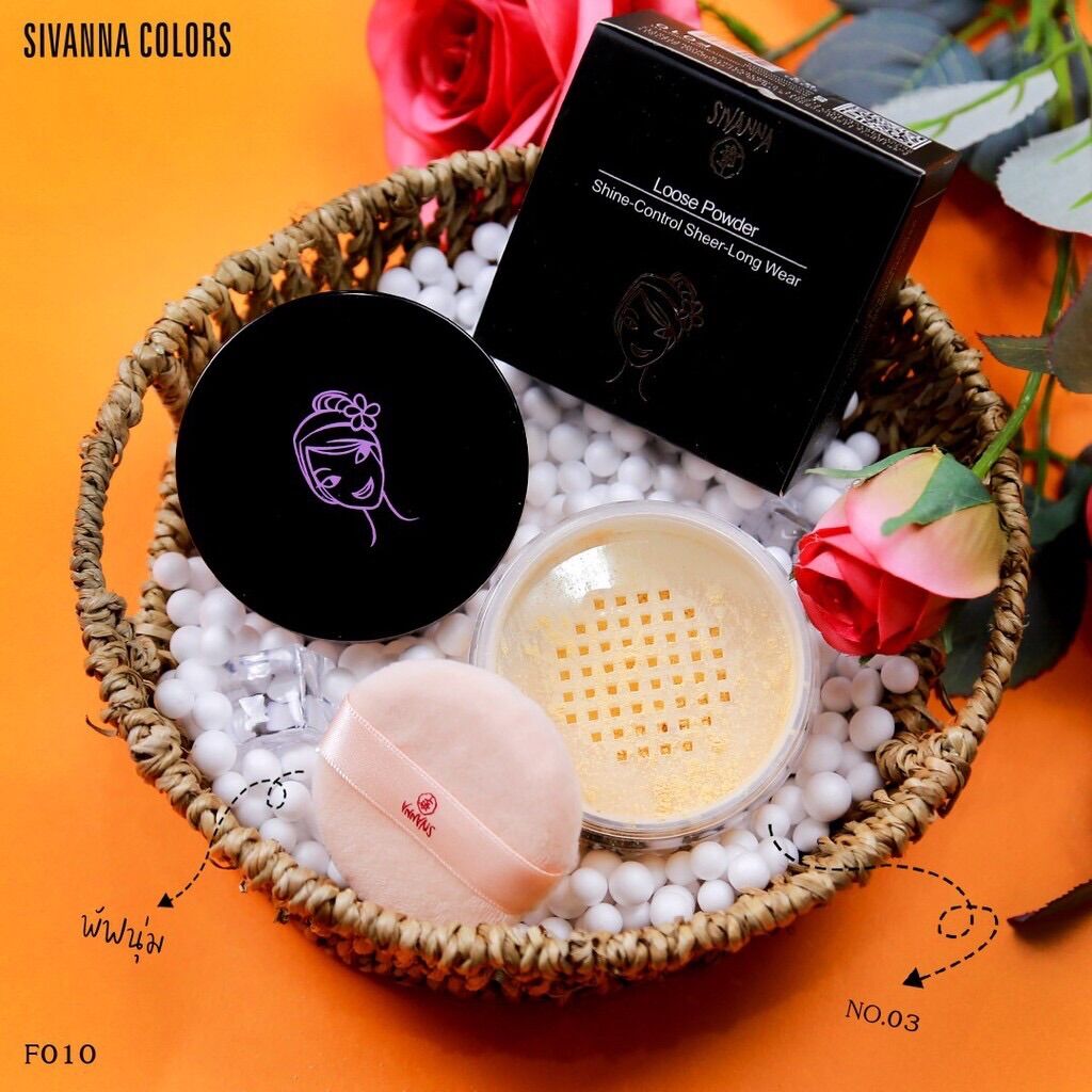 [HCM]Phấn phủ kiềm dầu loose powder Sivanna