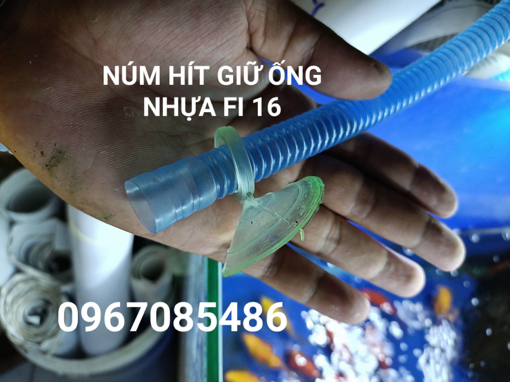 Hít giữ ống nhựa fi 16 và 20