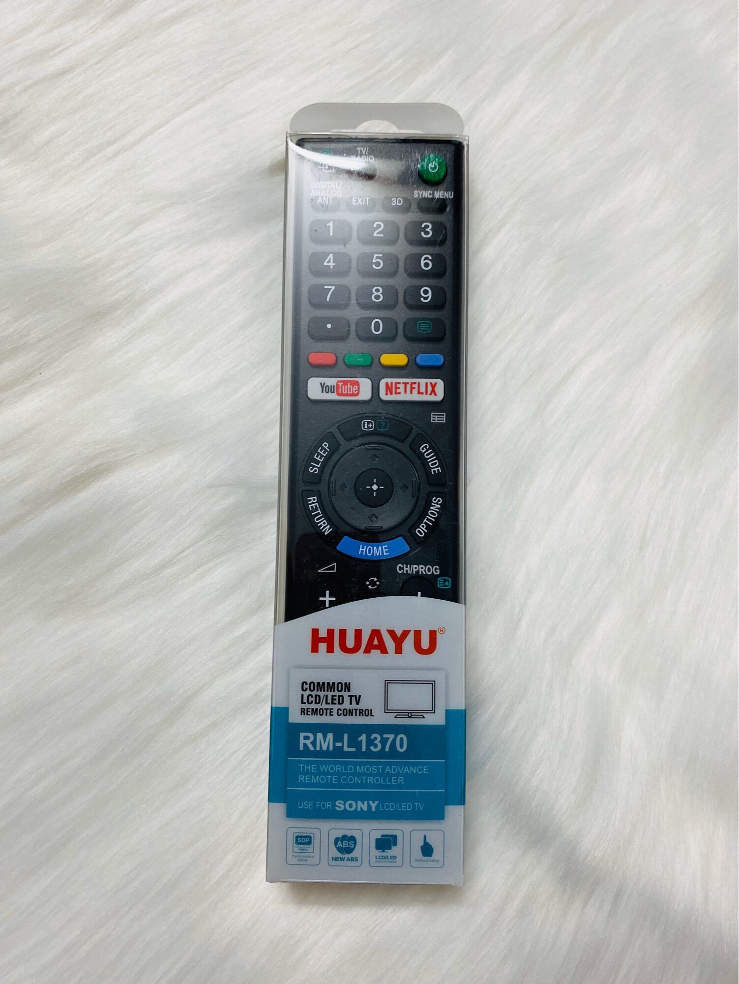 Remote điều khiển tivi sony smart huayu rm-l1370 thay thế rmt-tx300p