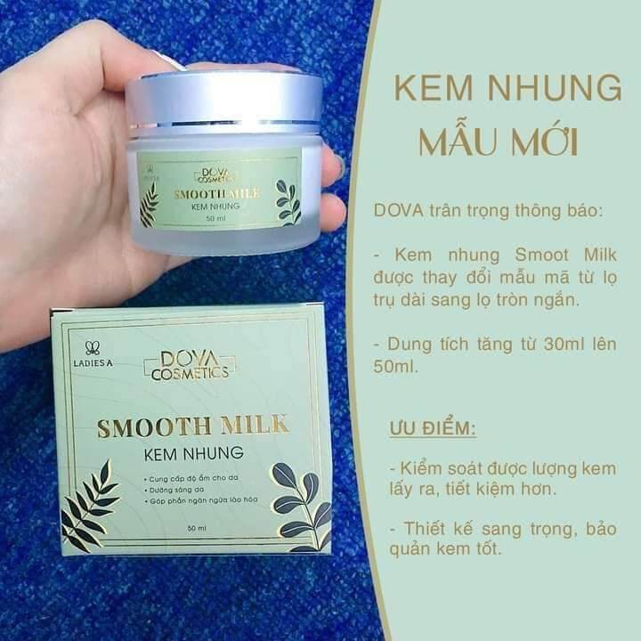 (Mẫu Mới) Kem Nhung Dova