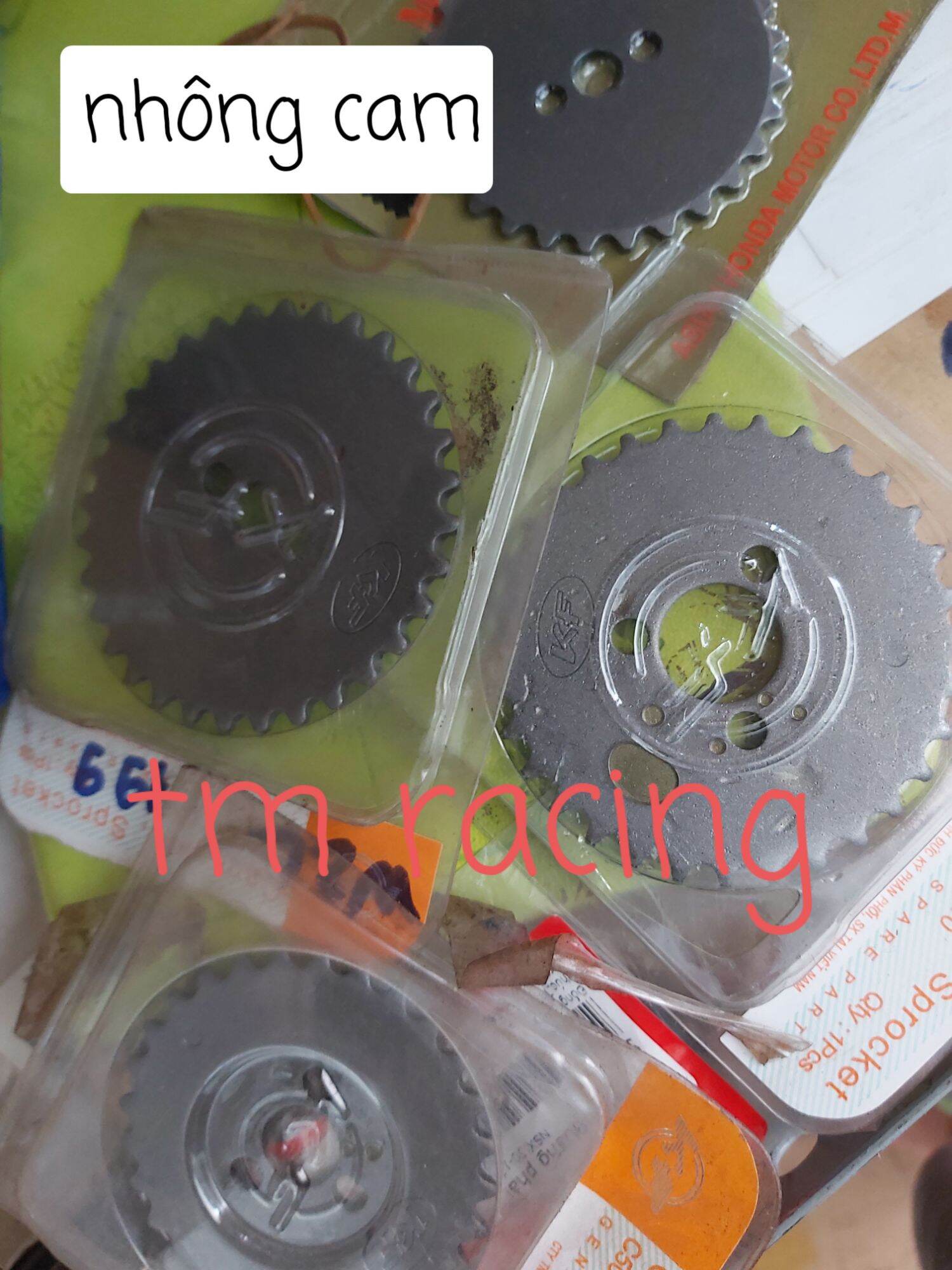 bánh sắt nhông cam wave dream 28 răng 32 răng