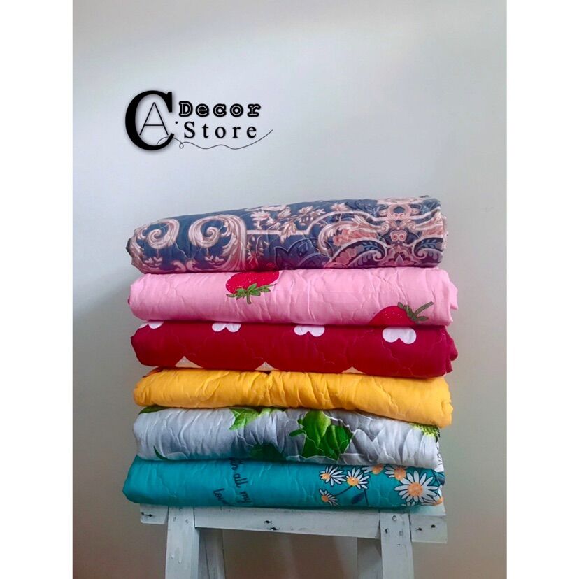 [ XẢ KHO ] - Chăn/Mền Chần Bông Cotton PL Họa Tiết Đẹp Thoáng Mát , Giao Ngẫu Nhiên Hoặc Chat Chọn Mẫu