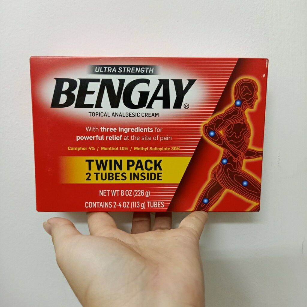 [Hcm][Bill Mỷ] Bengay Dầu Nóng Xoa Bóp Bengay Chính Hãng Mỹ 229K/1 Tuýp 113G