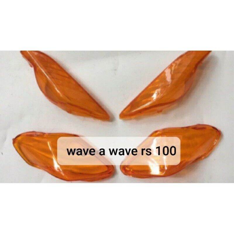 4 chụp xi nhan trước và sau màu cam wave a 100 wave rs 100 cao cấp