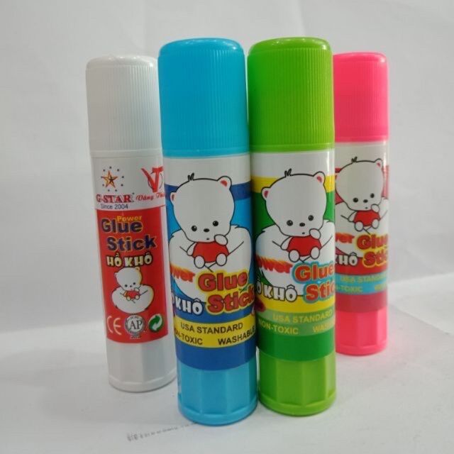 [HCM]Hồ khô dán giấy G-star 9g (2 chai)