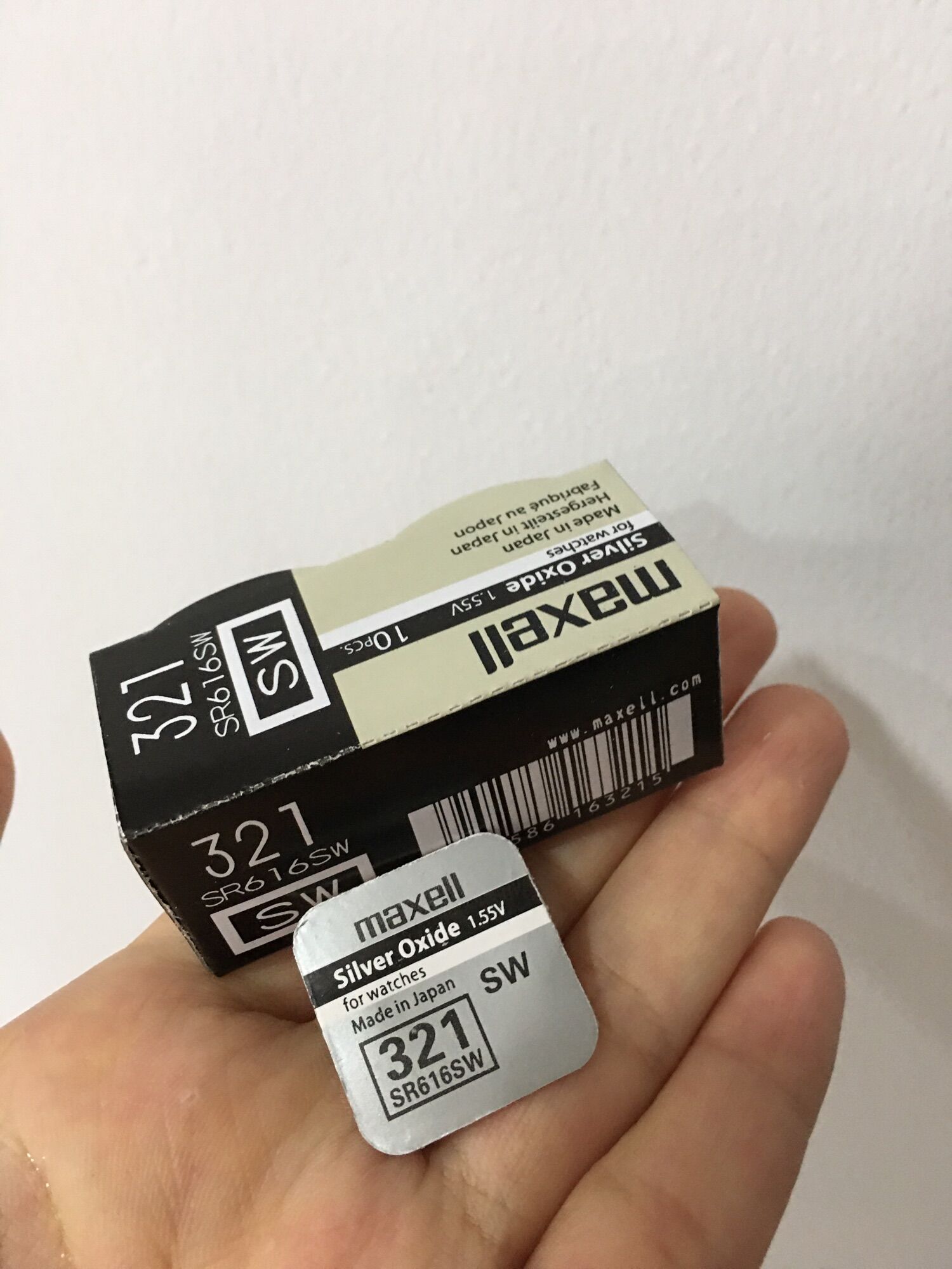 Viên pin maxell sr616sw sr616 321 616 nhật bản