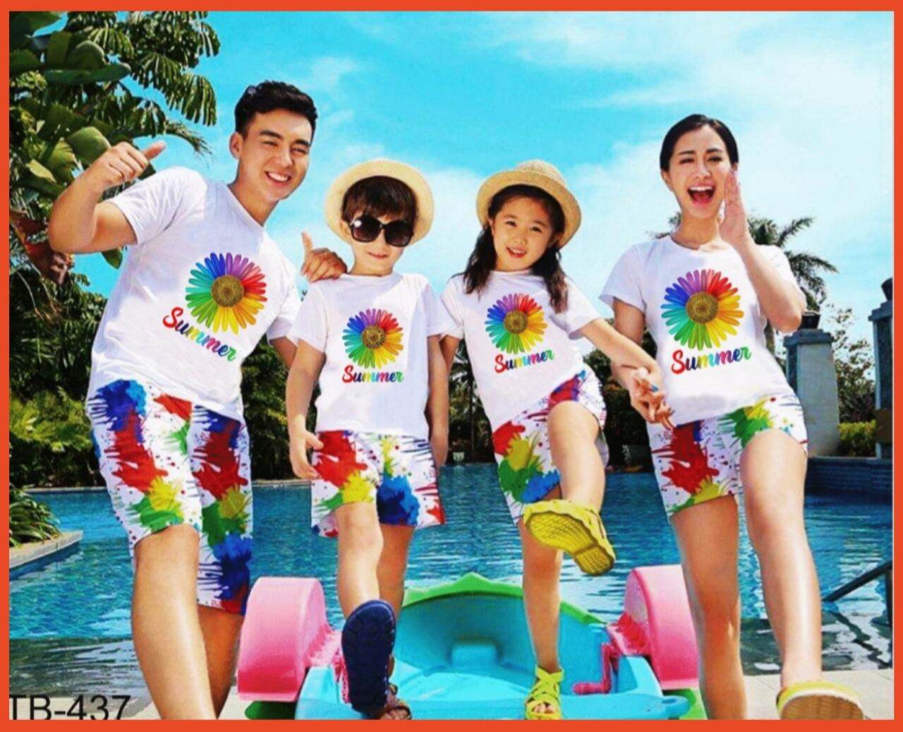 Áo thun đồng phục đi biển, đủ size từ 7kg - 89kg (Namyshop79)