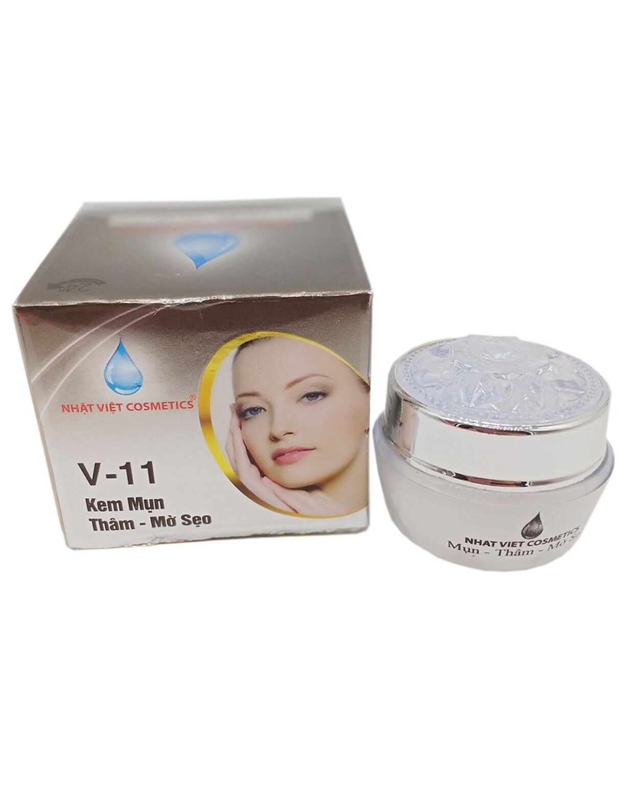 [HCM]Kem Mụn - Thâm - Mờ sẹo Ngọc Trai Đen - Sữa Ong Chúa Nhật Việt V11 16g