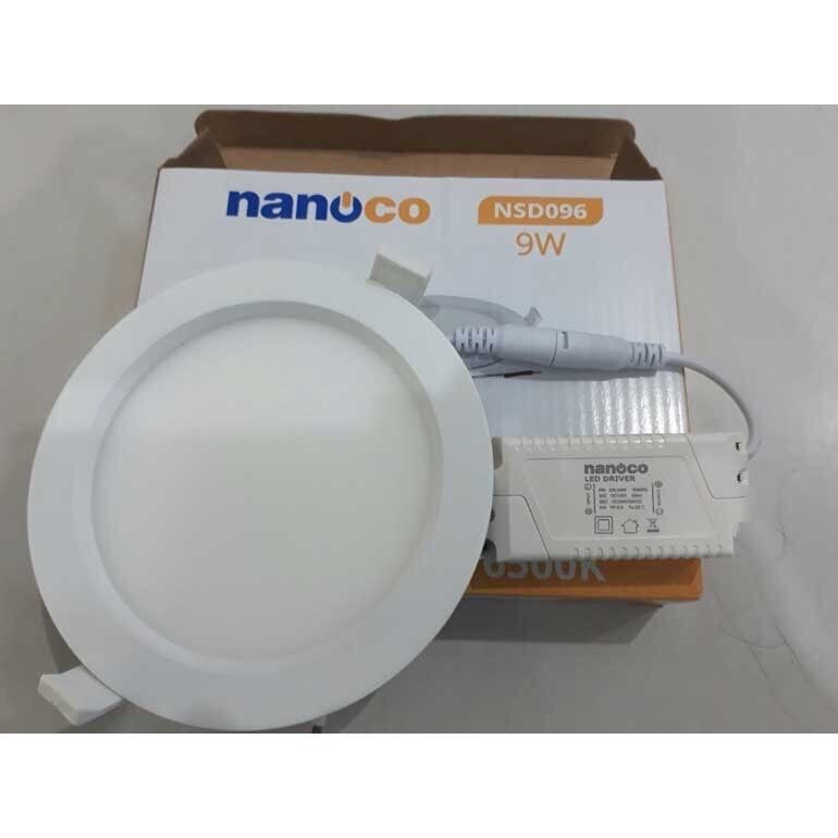 Đèn downlight âm trần 9W Nanoco khoét lỗ 135mm