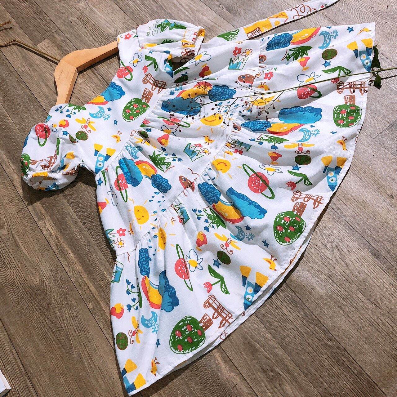 VÁY HOẠT HÌNH CẦU VỒNG