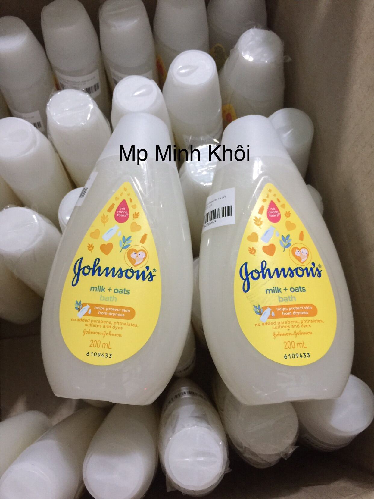 [Hcm]Sữa Tắm Johnson Baby Sữa Và Yến Mạch 200Ml