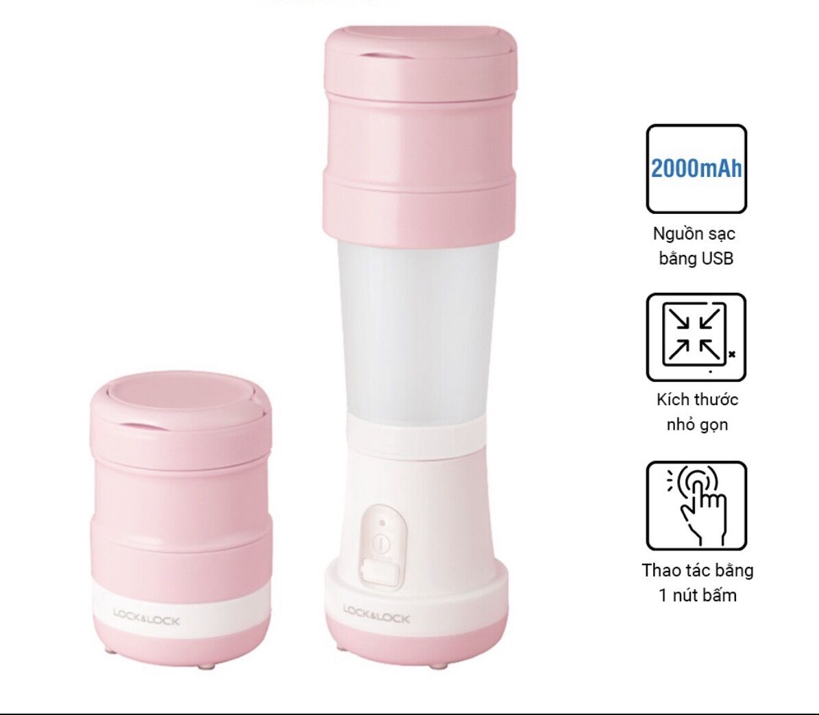 Máy xay sinh tố lock&lock ejm221 70w - hàng chính hãng