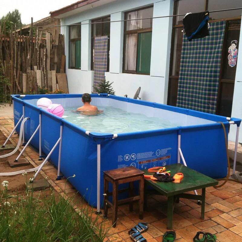 Bể bơi lắp ghép 4mx2.11m cao 81cm