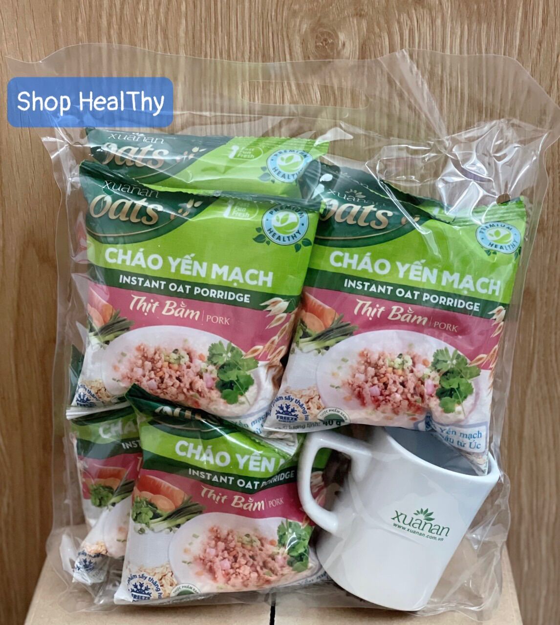 Cháo Yến Mạch Xuân An thịt gà 40g
