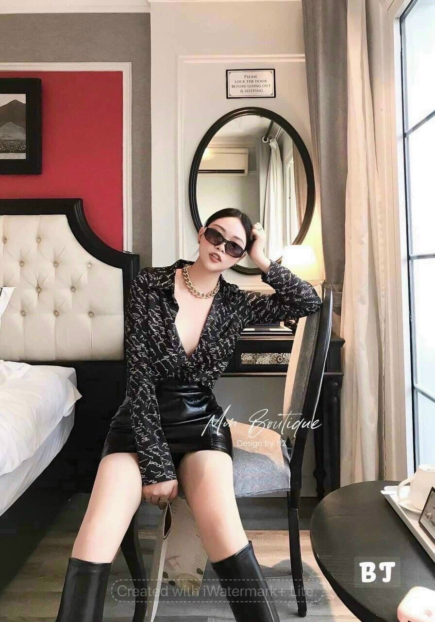 Áo sơ mi chữ ký sang chảnh