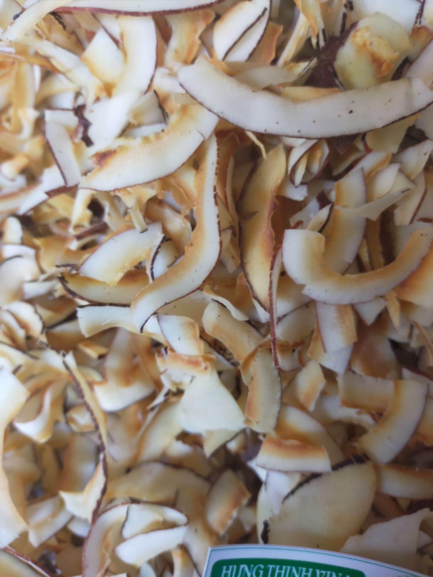 Dừa sấy giòn keto ko đường (hộp 500g)